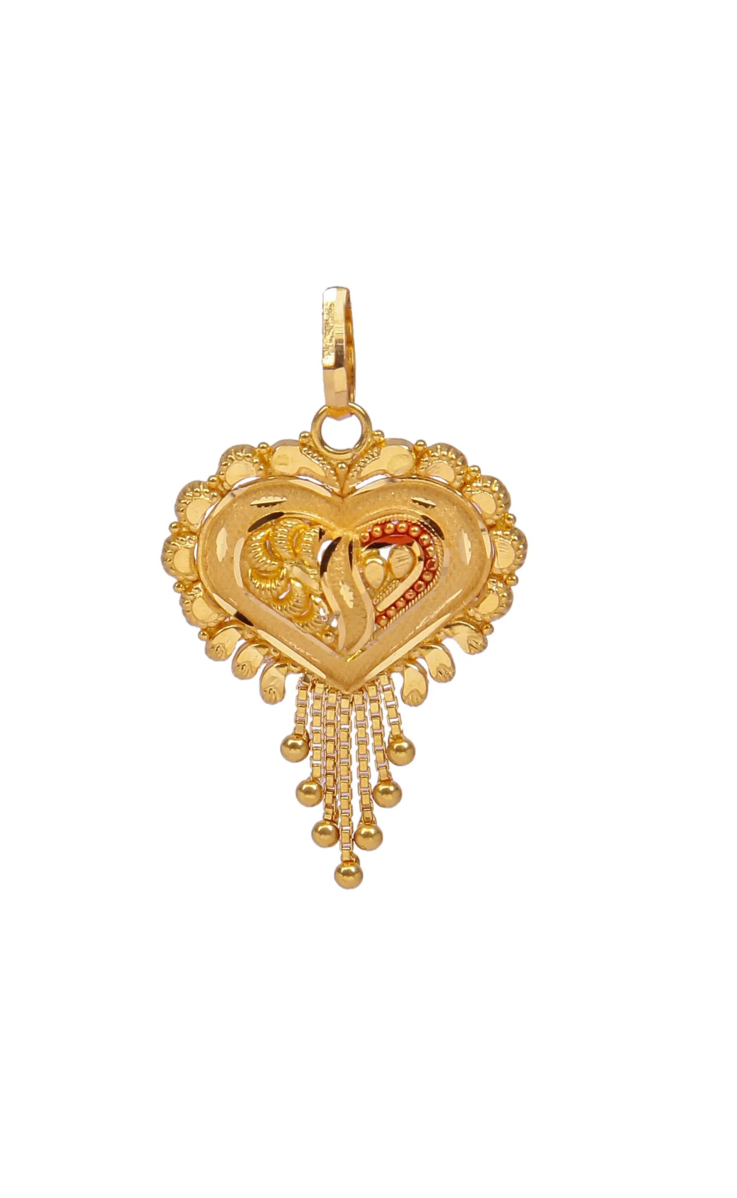 22 KT Designer Gold Pendant (D136)