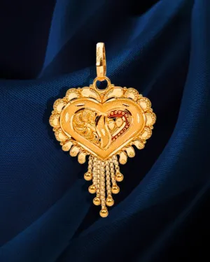 22 KT Designer Gold Pendant (D136)