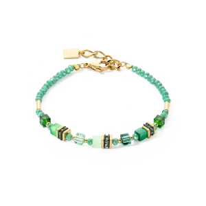 Bracelet Mini Cubes green