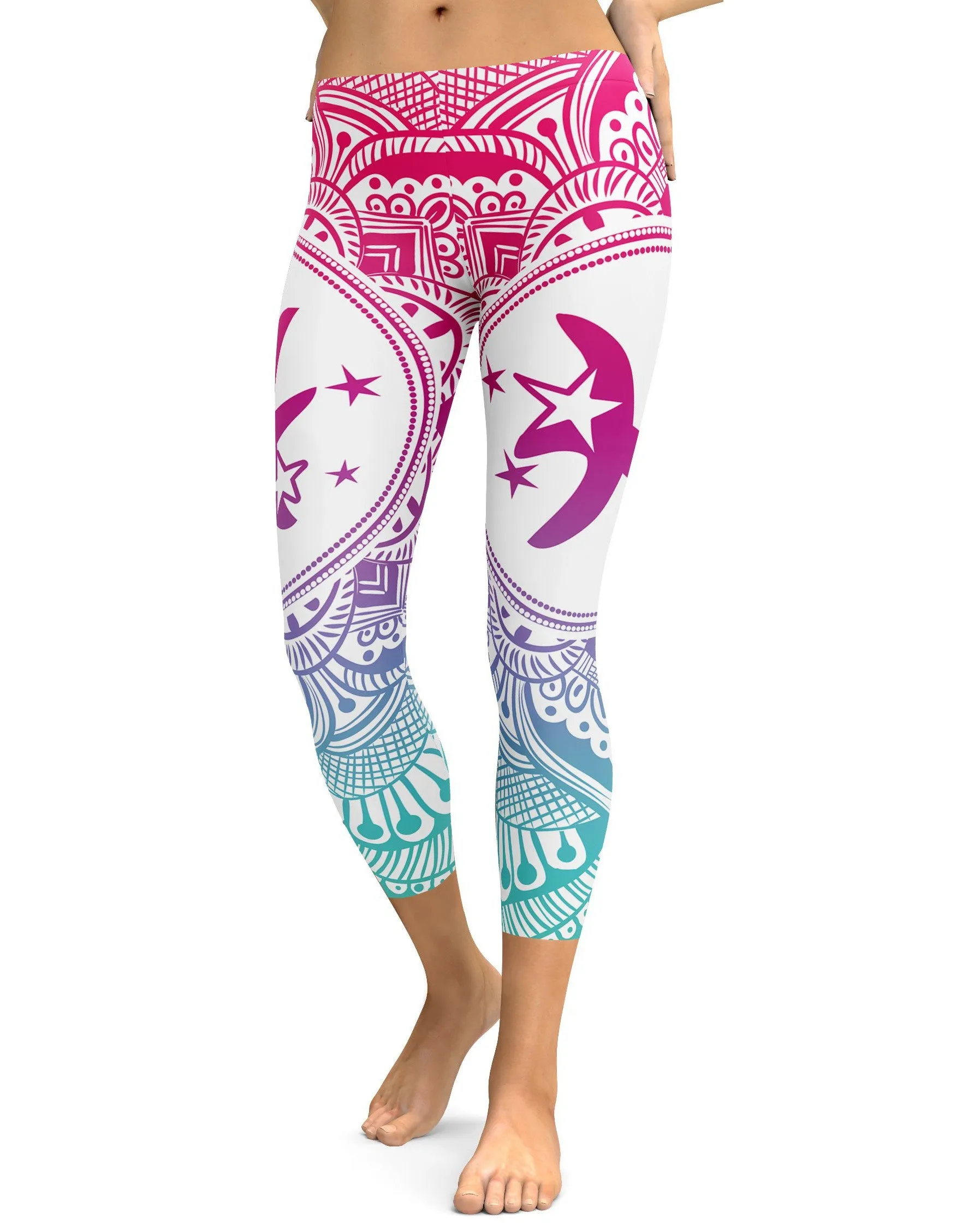 Bright Pisces Capris