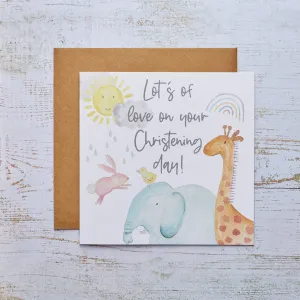 Christening Day Card