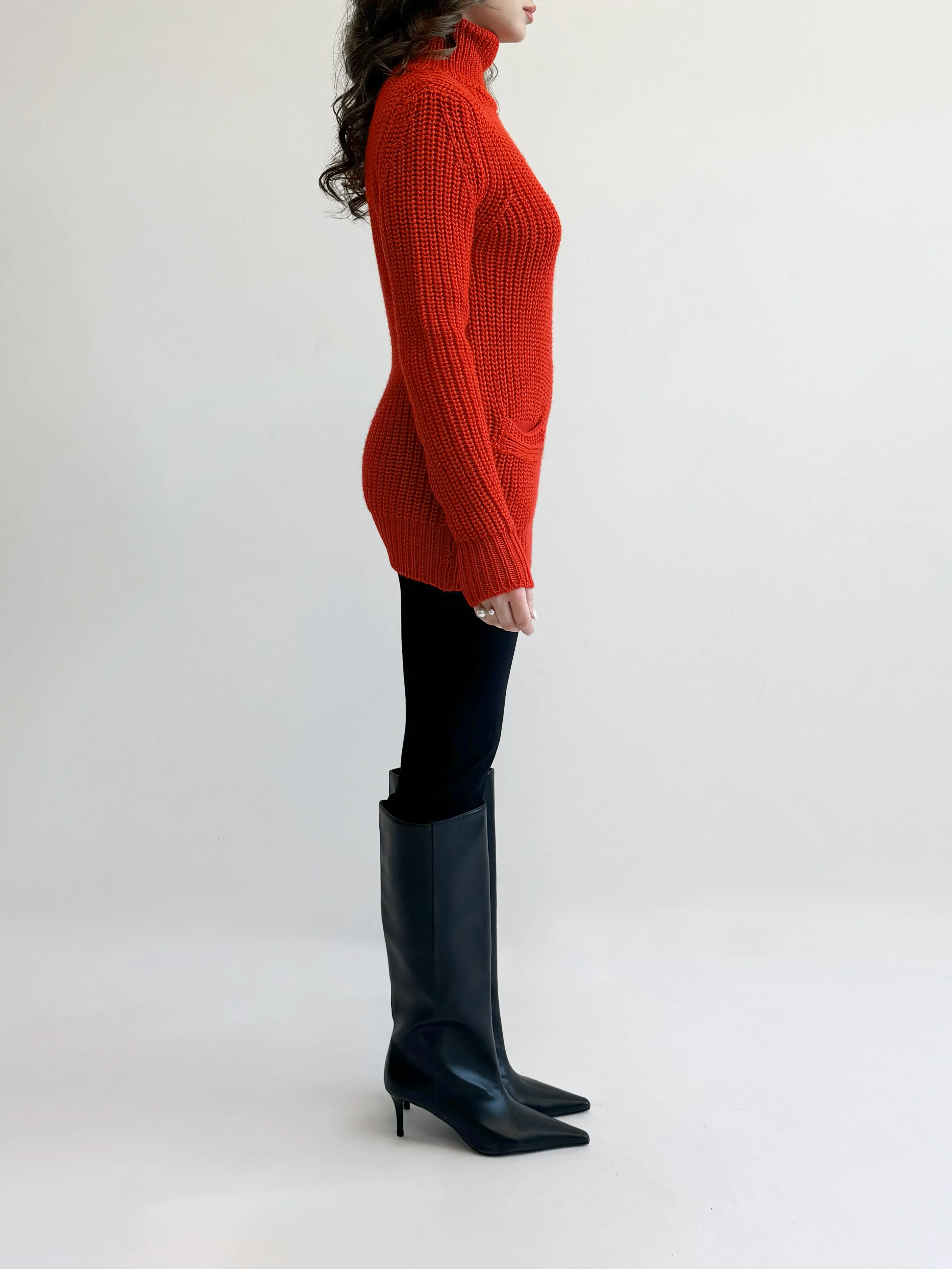 Chunky Mock Neck Sweater