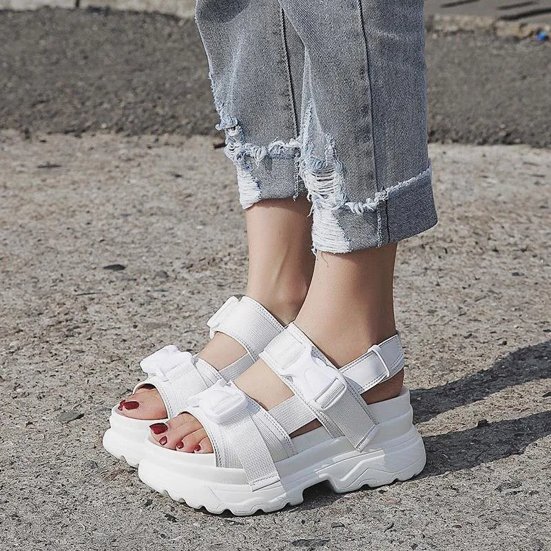 Chunky Platform Strap Sandals