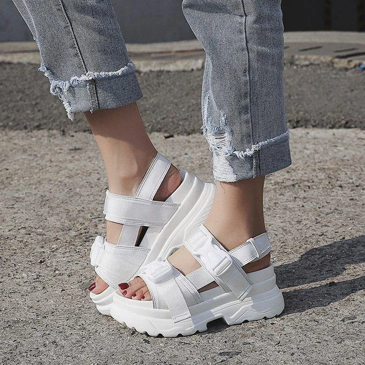 Chunky Platform Strap Sandals