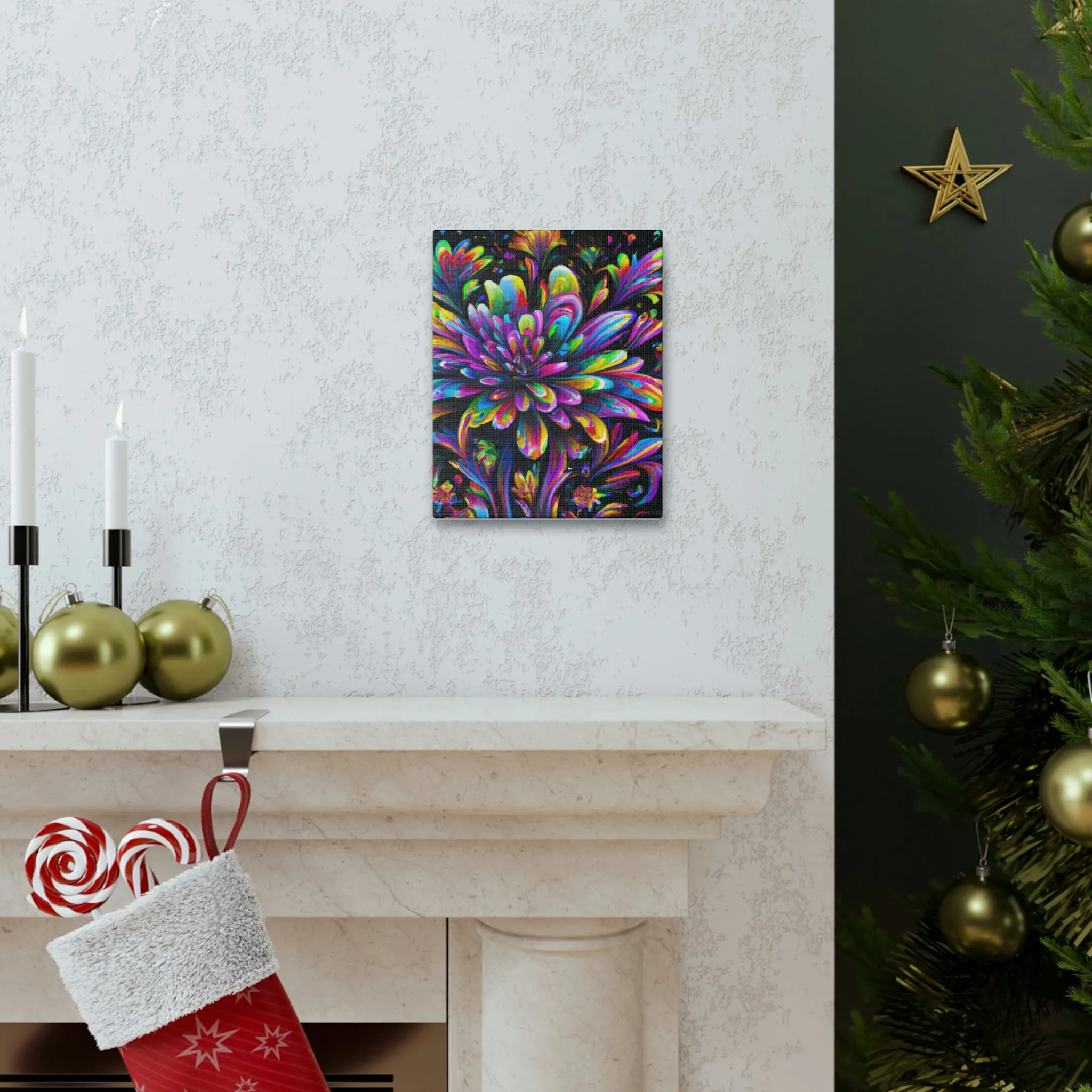 Colorful Bloom - Canvas