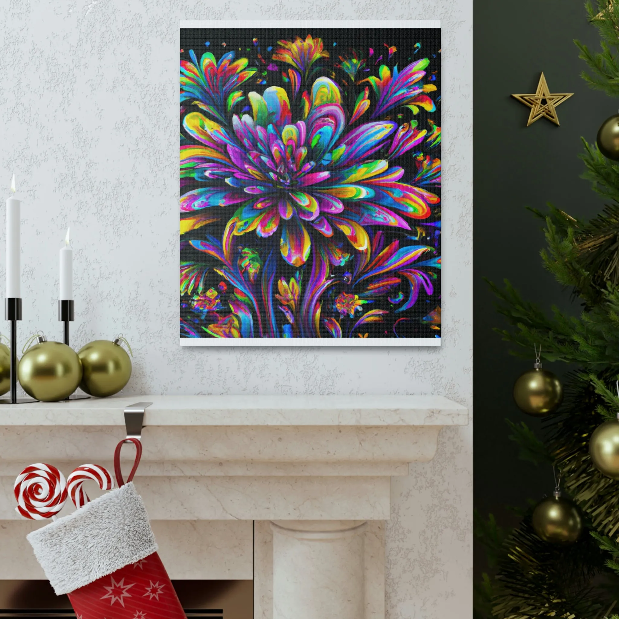 Colorful Bloom - Canvas