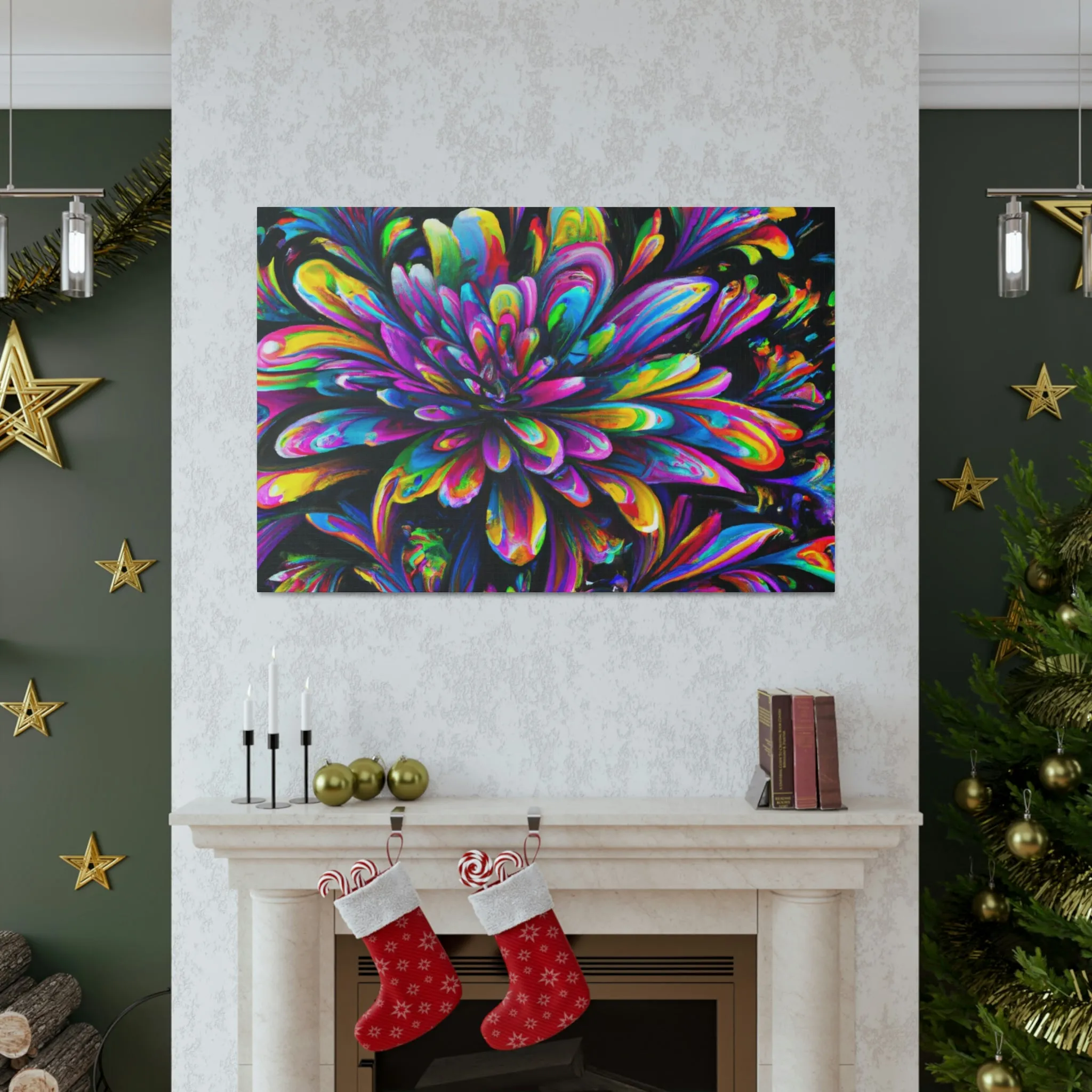 Colorful Bloom - Canvas
