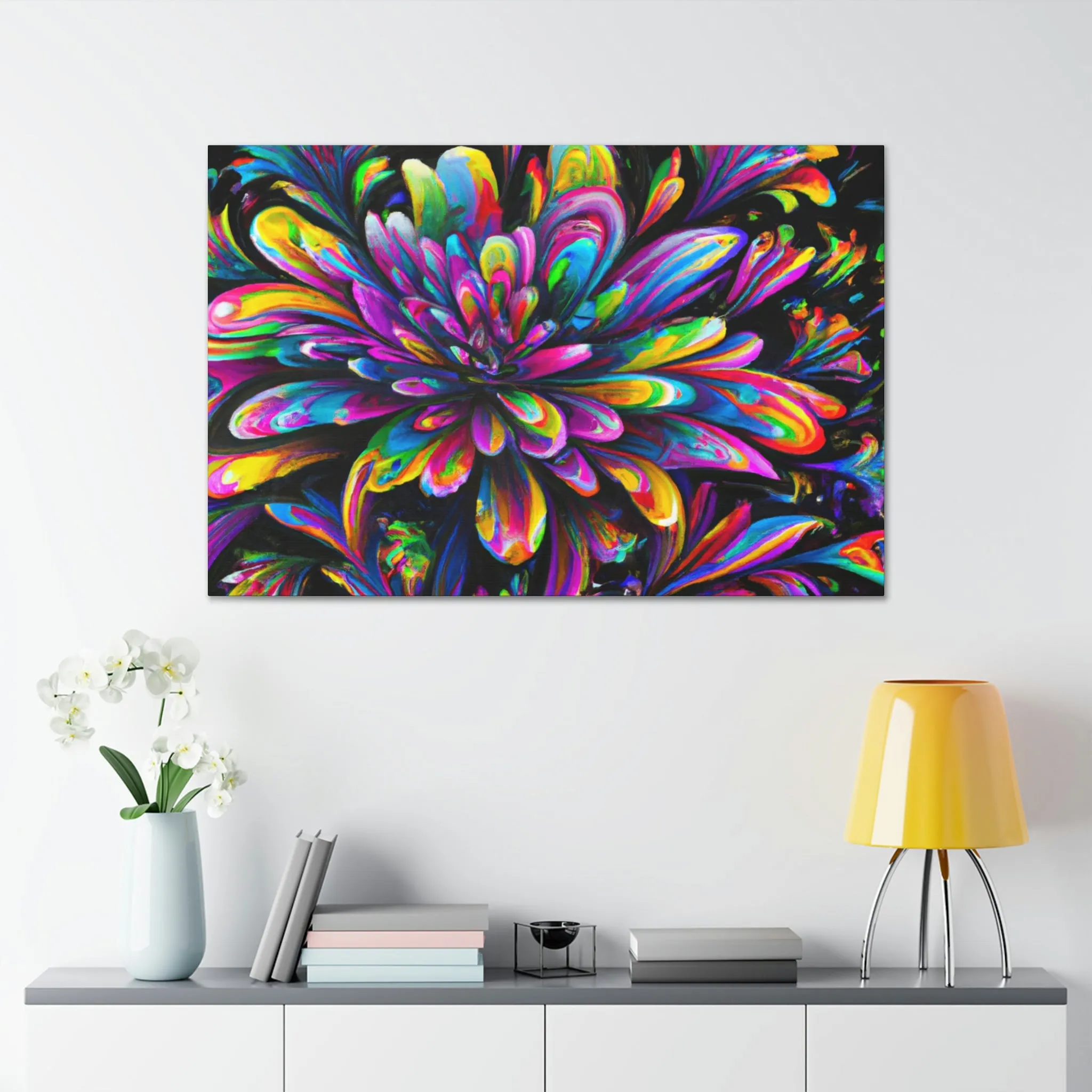 Colorful Bloom - Canvas
