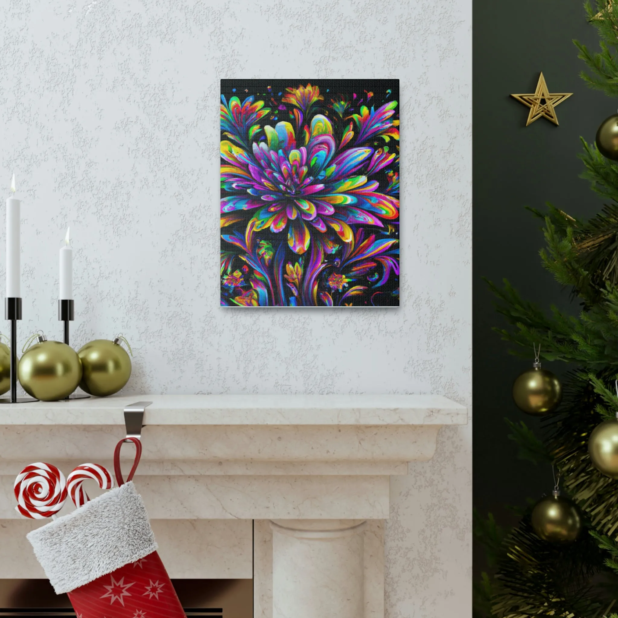 Colorful Bloom - Canvas