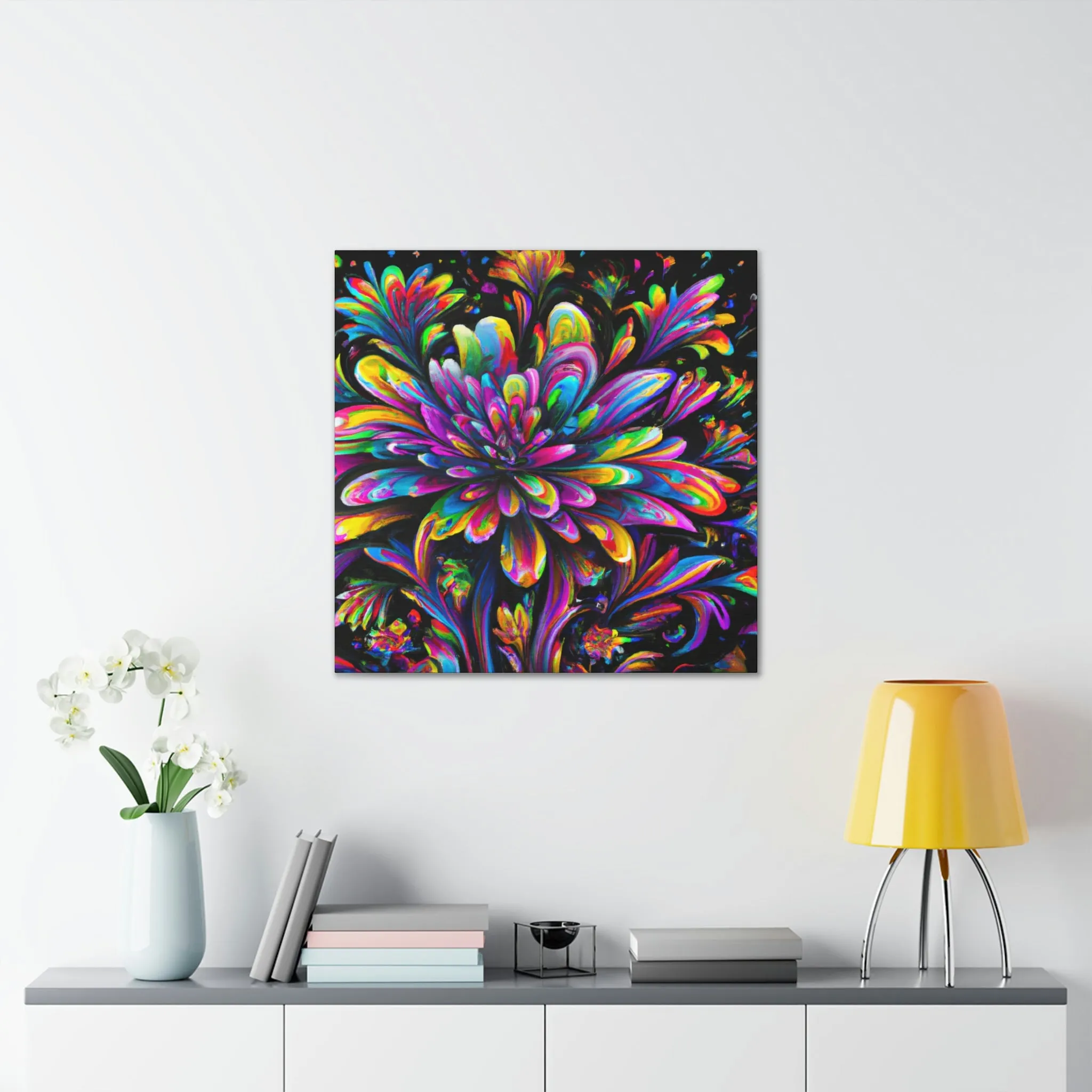 Colorful Bloom - Canvas