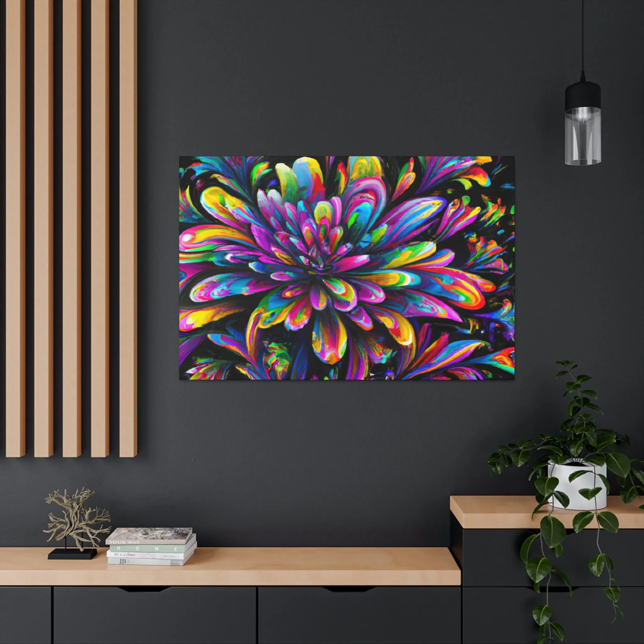 Colorful Bloom - Canvas