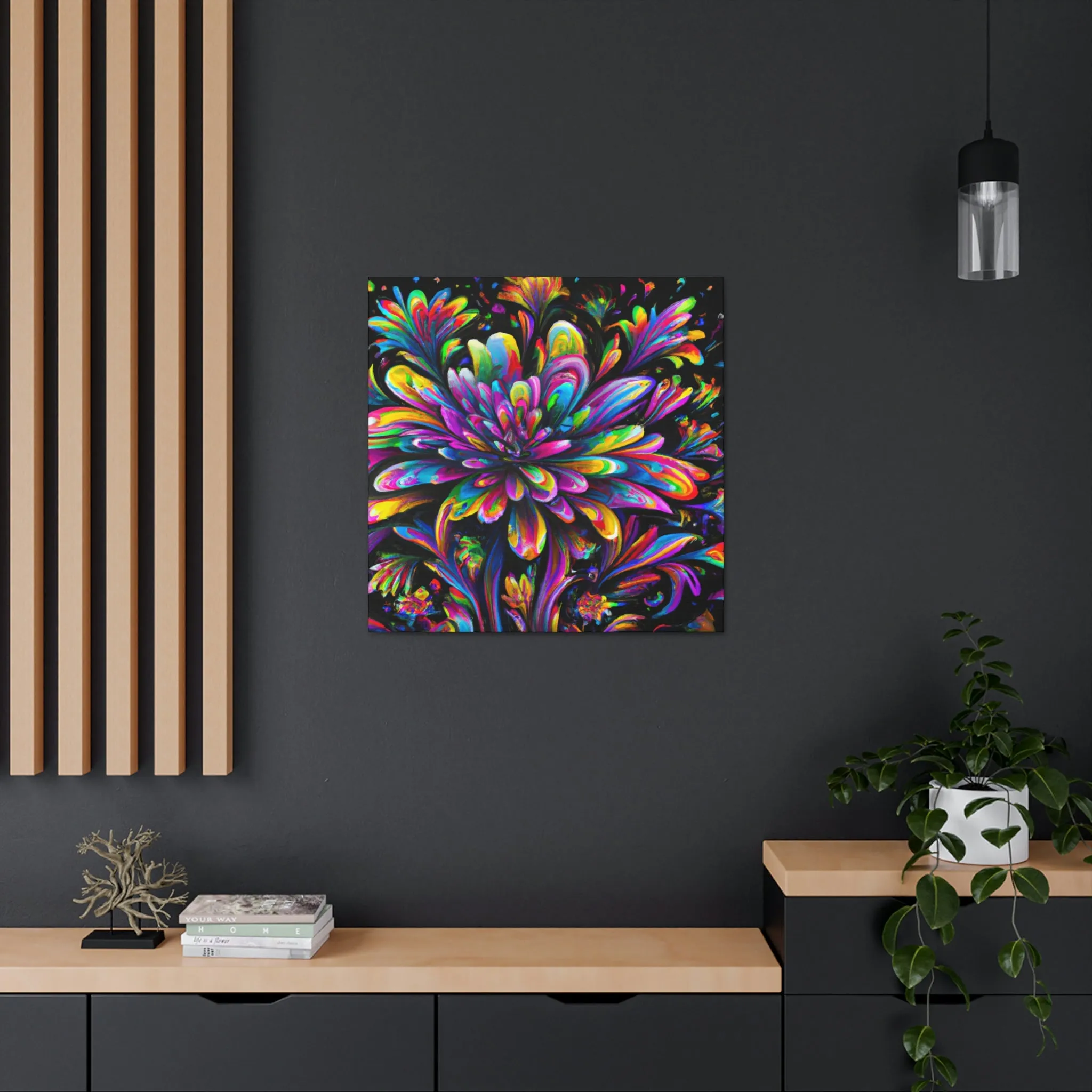 Colorful Bloom - Canvas
