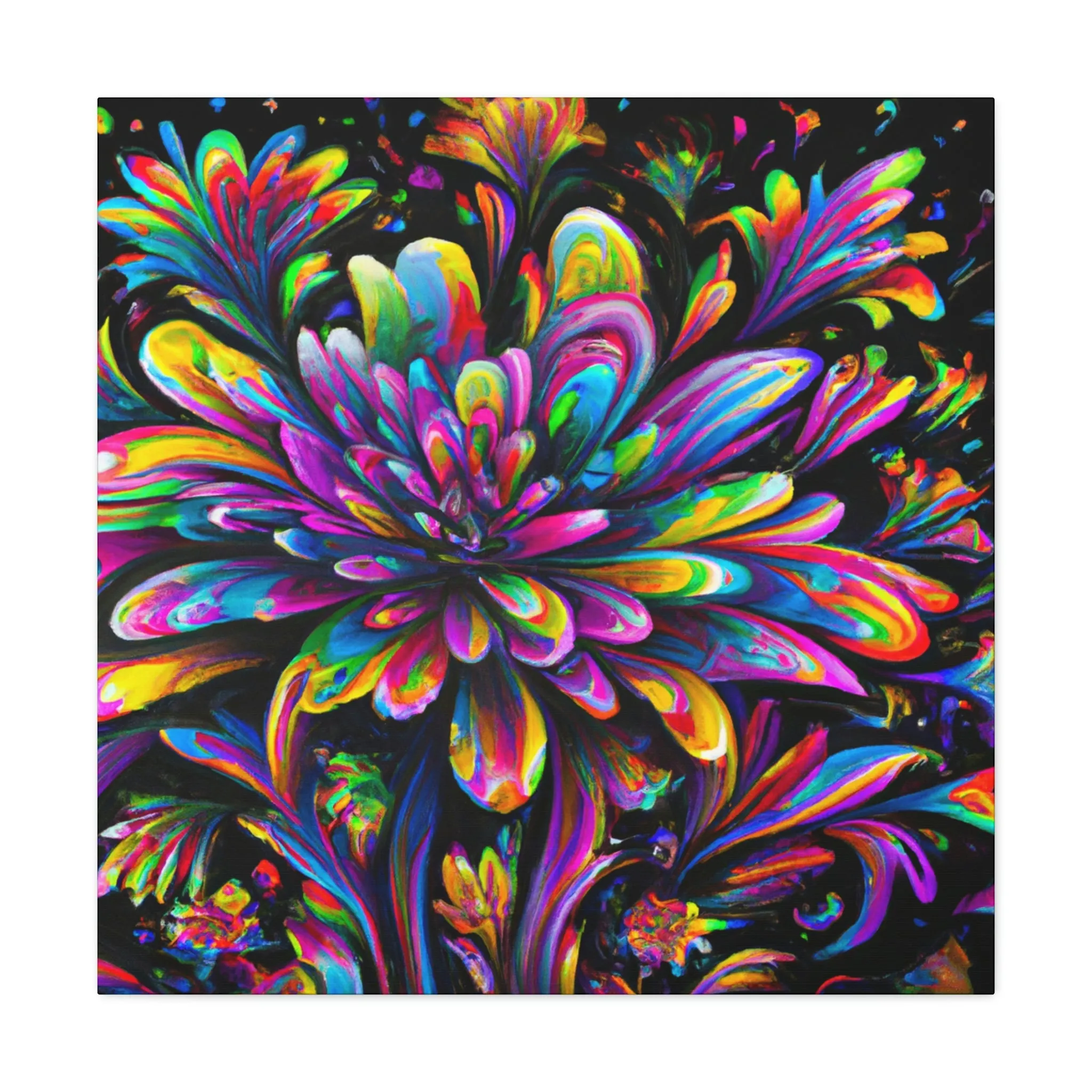 Colorful Bloom - Canvas