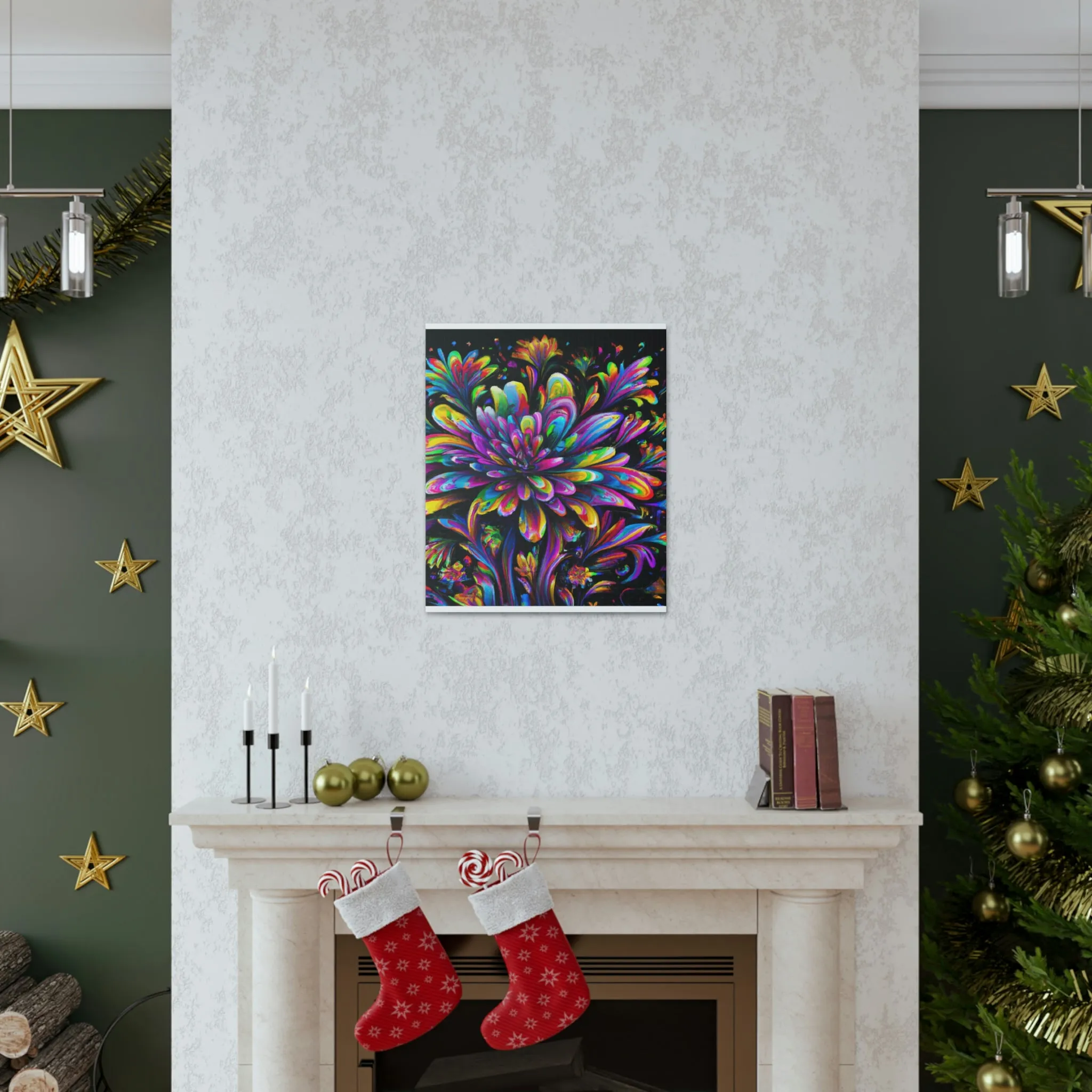 Colorful Bloom - Canvas