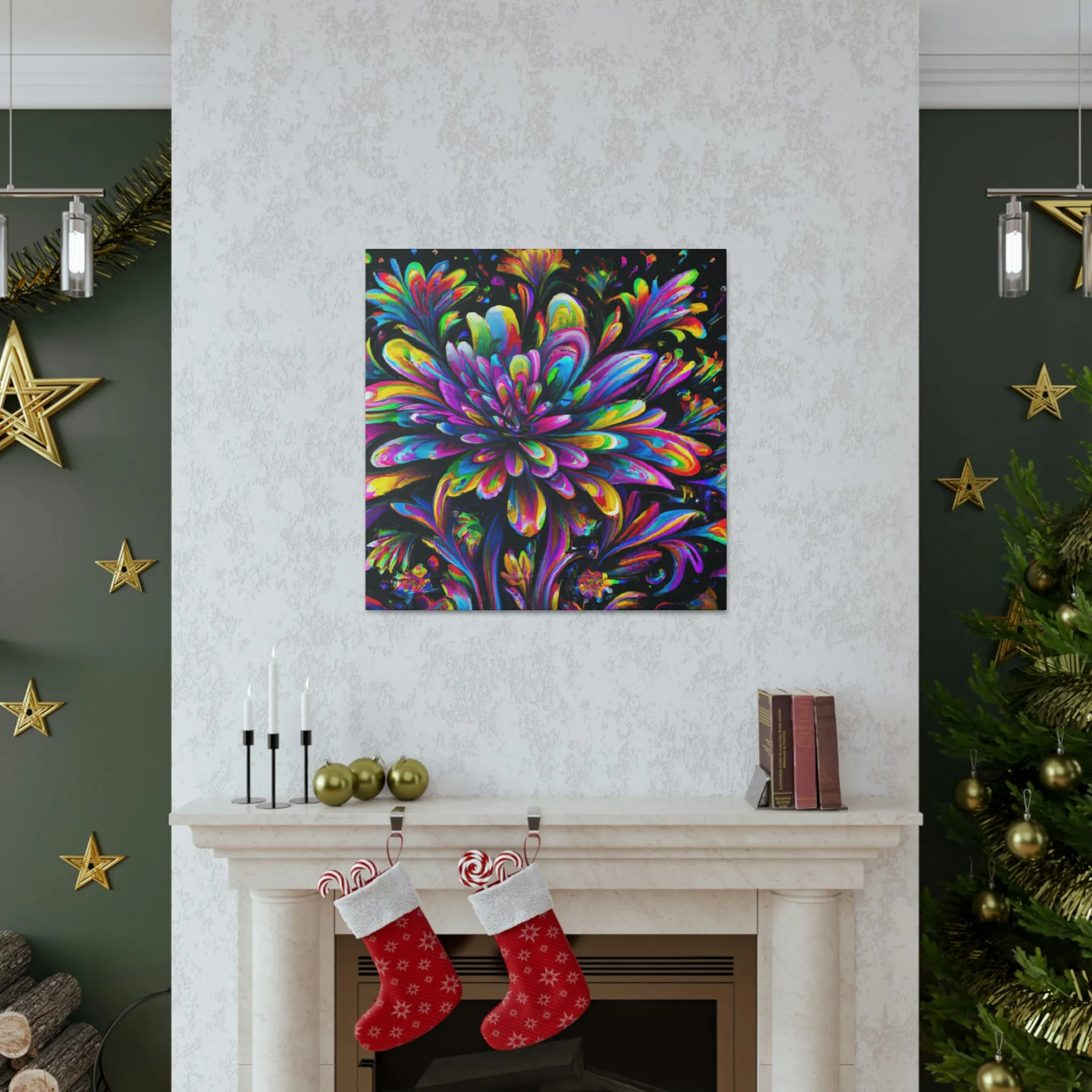 Colorful Bloom - Canvas