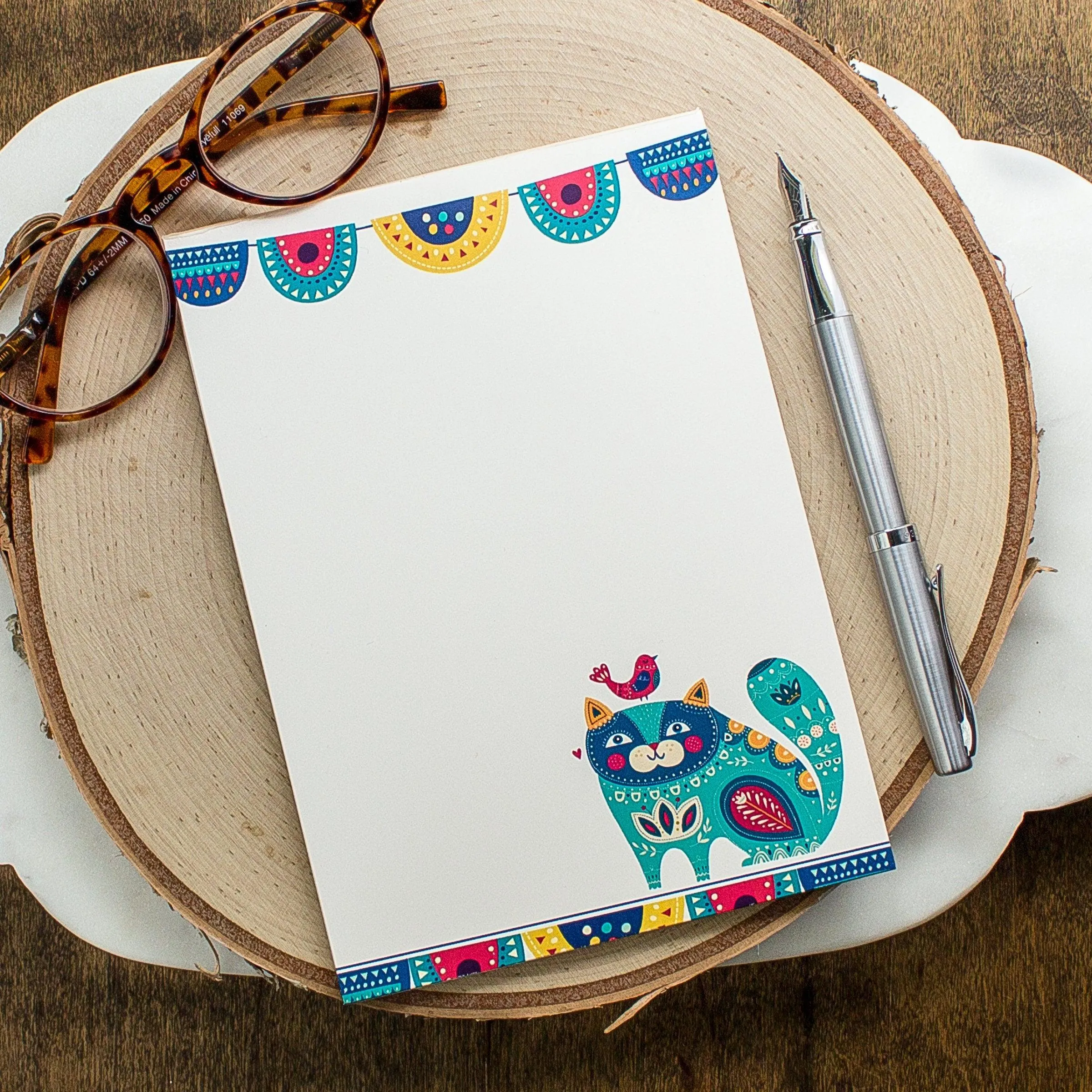 Colorful Cat Notepad