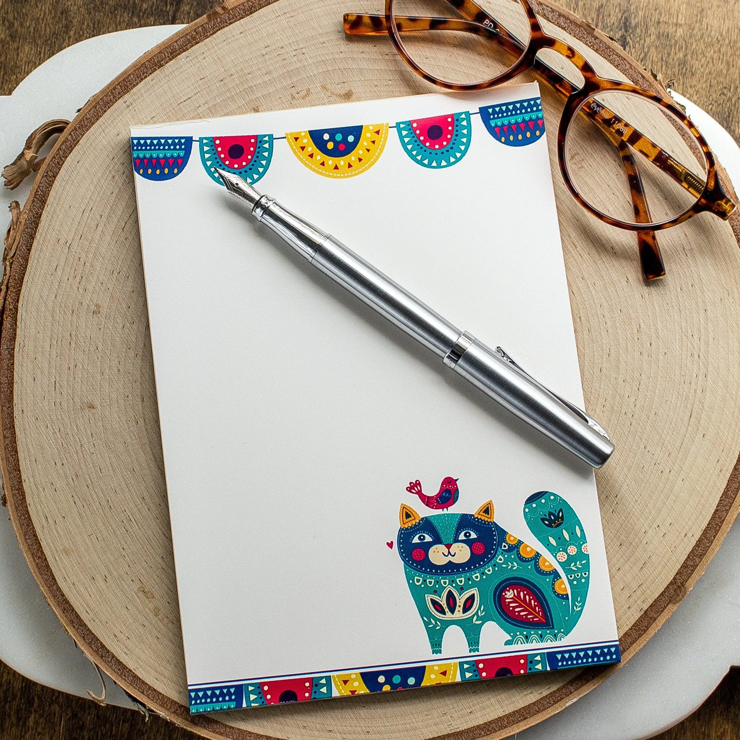 Colorful Cat Notepad