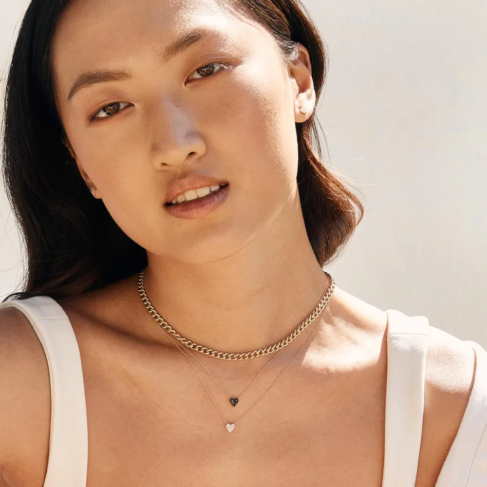 Curb Chain Necklace in Gold