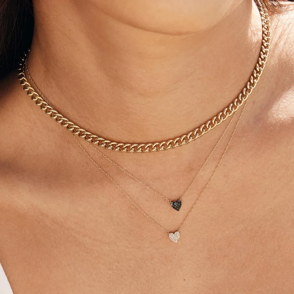 Curb Chain Necklace in Gold