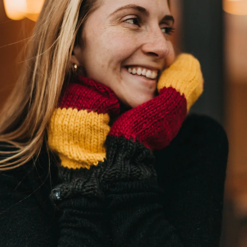 CURE Mittens (Maroon and Gold)