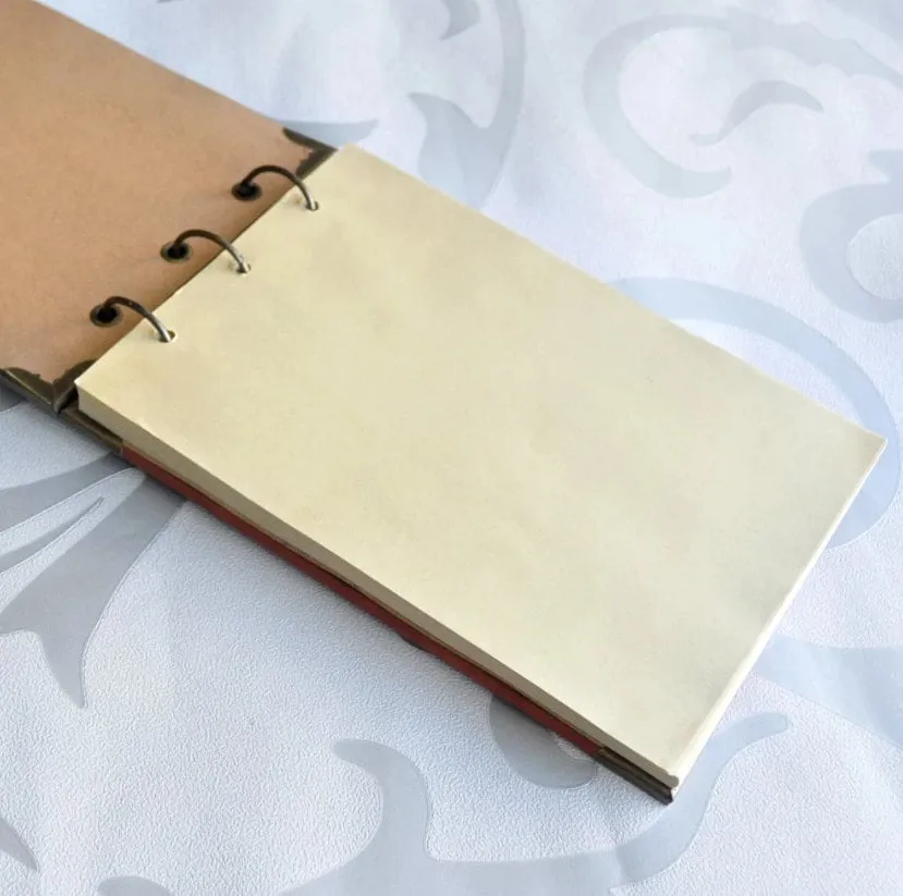 Custom Wedding Guest Book, Personalized Wedding Guestbook, Leather Rustic Reception Signing Book, Engagement Party Bridal Shower Elegant