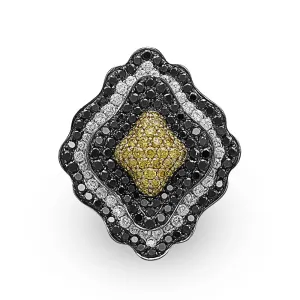 Diamond Cluster Ring