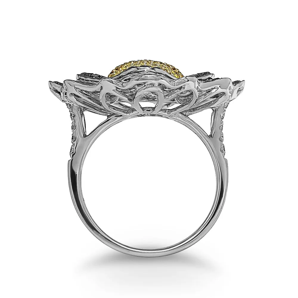 Diamond Cluster Ring