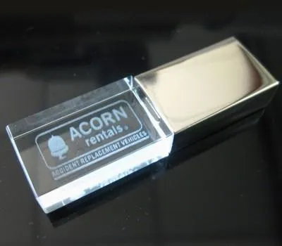 Elegant LED Crystal USB Drive