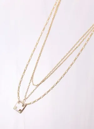 Eugenia Layered Cross Necklace