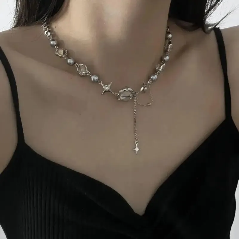 Exquisite Star Crystal Shiny Necklaces