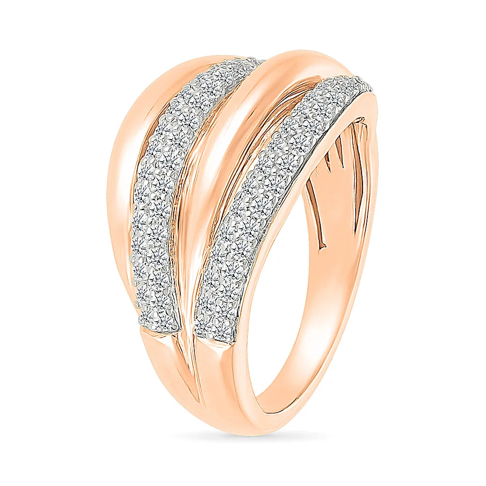 Forever Diamond Flowing Ring