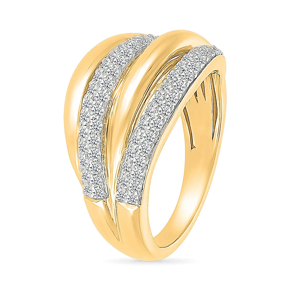 Forever Diamond Flowing Ring