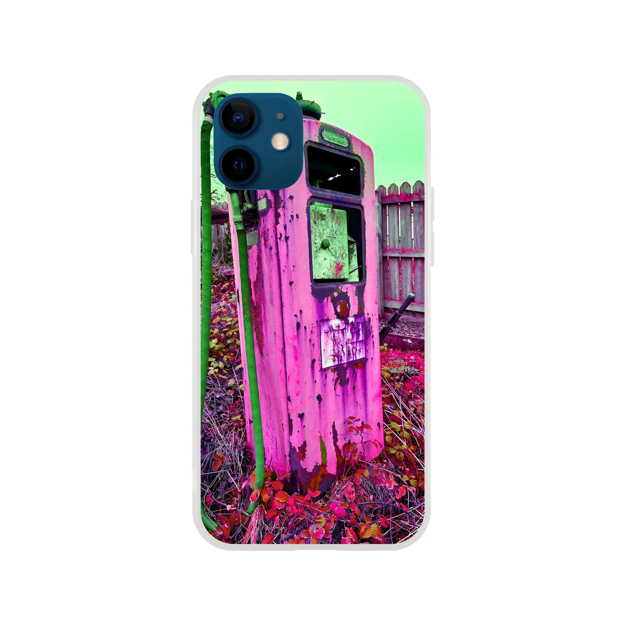 Gas Pump Retro Flexi Case Mobile Phone