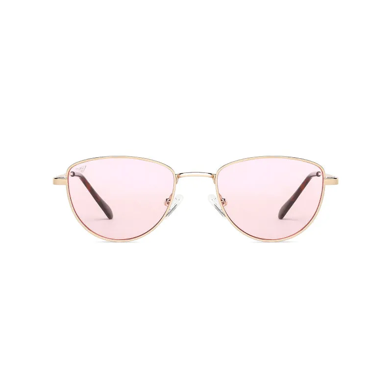 Gunmetal round glasses