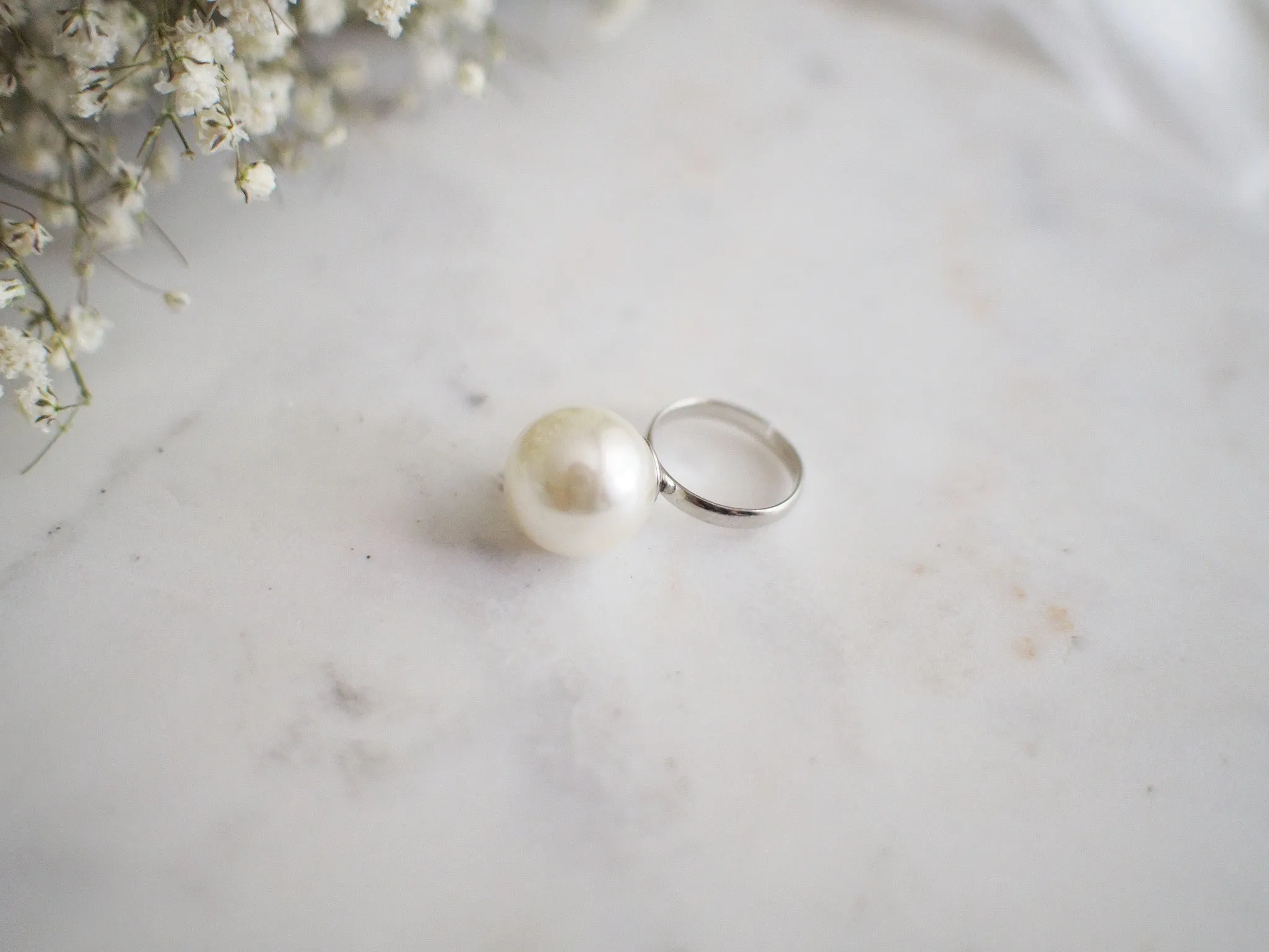 Harriet Oversized Pearl Ring