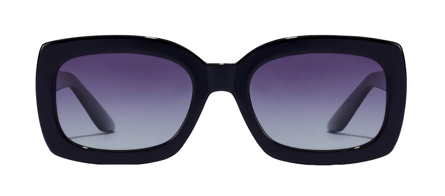 Hawkers GIGI HGIG22BGTP BGTP Rectangle Polarized Sunglasses