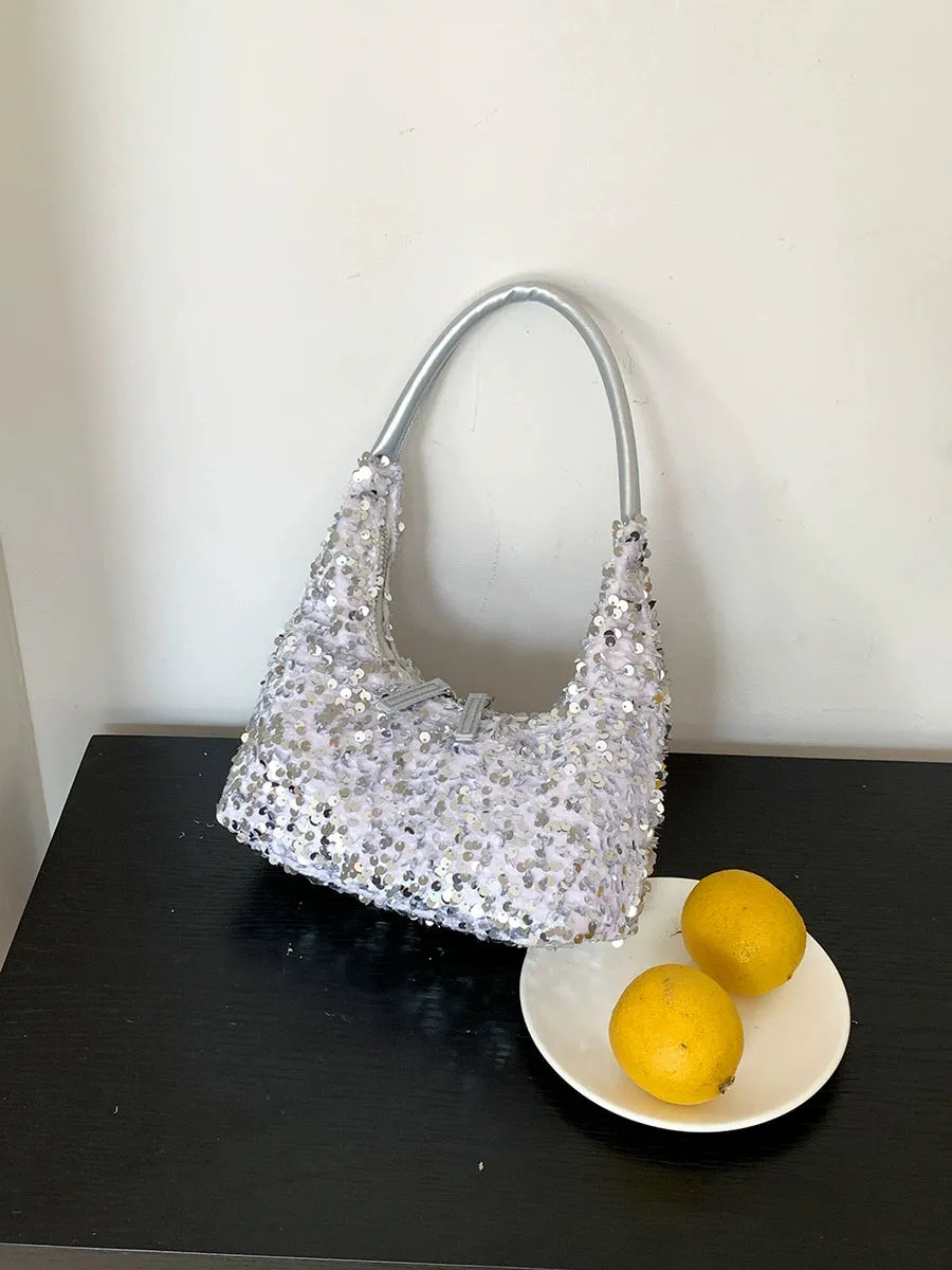 High-End Shiny Korean Version Sequin Handbag