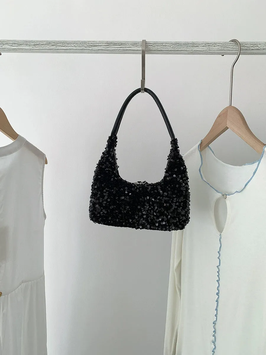 High-End Shiny Korean Version Sequin Handbag