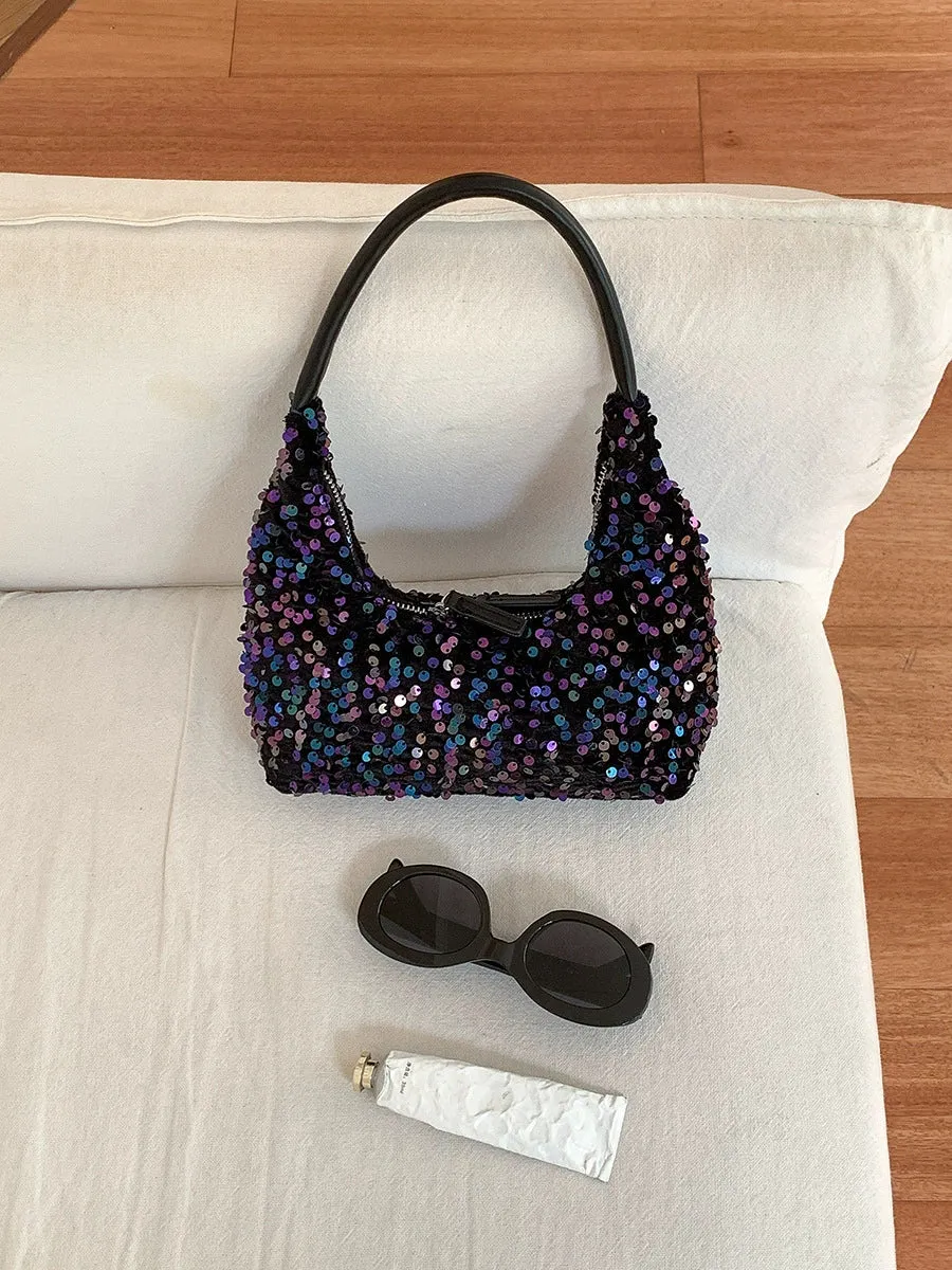 High-End Shiny Korean Version Sequin Handbag