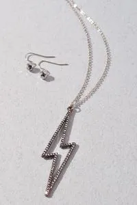 Lightning bolt necklace
