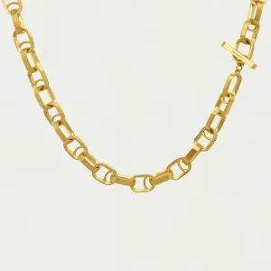Manhattan Chain Link Statement Necklace
