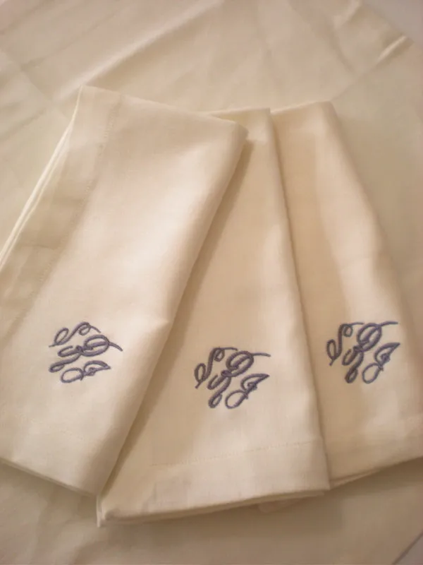 Masse Monogram Cloth Napkins