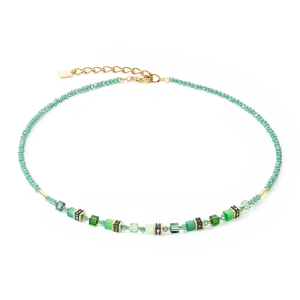 Necklace Mini Cubes green