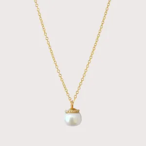 Necklace - White Pearl