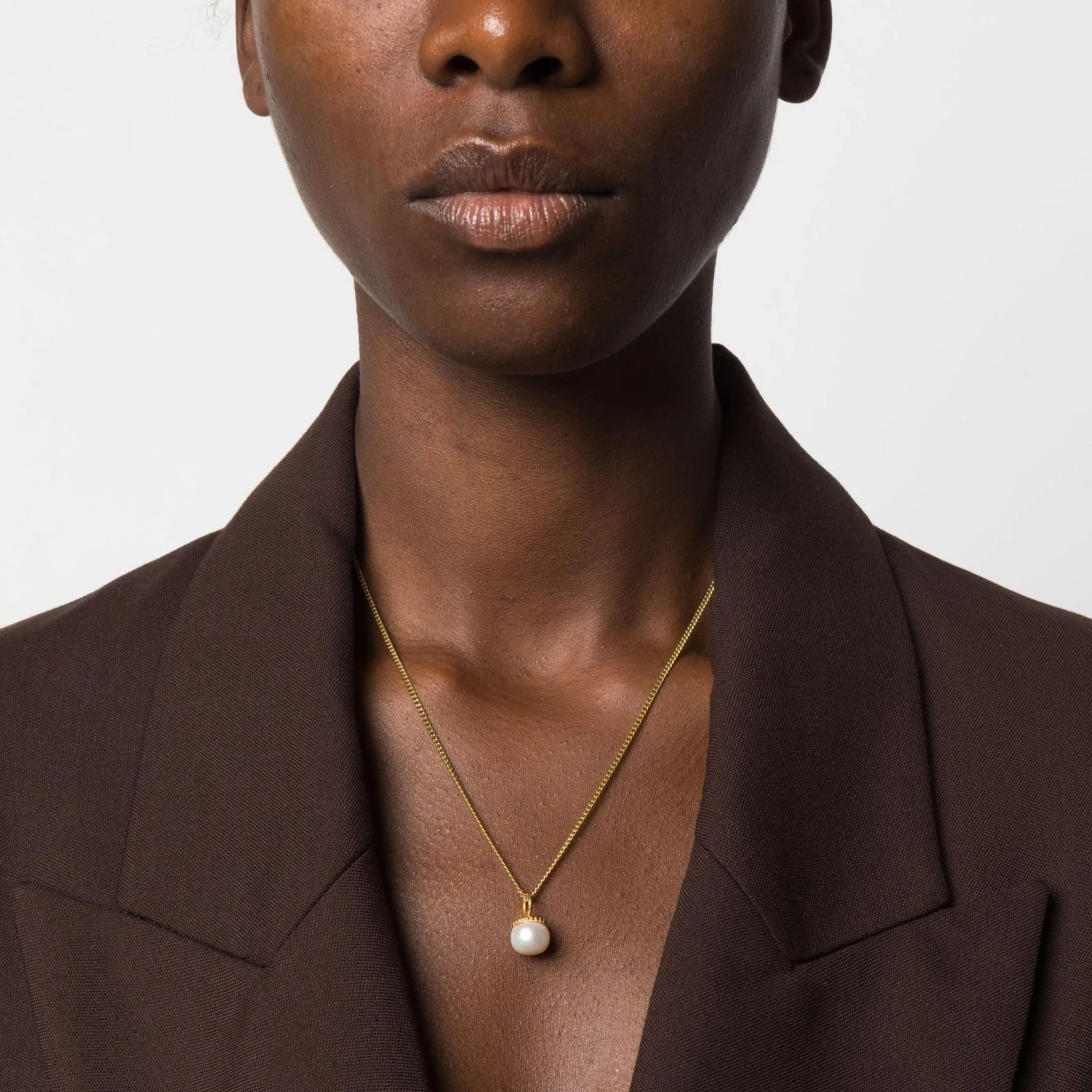 Necklace - White Pearl