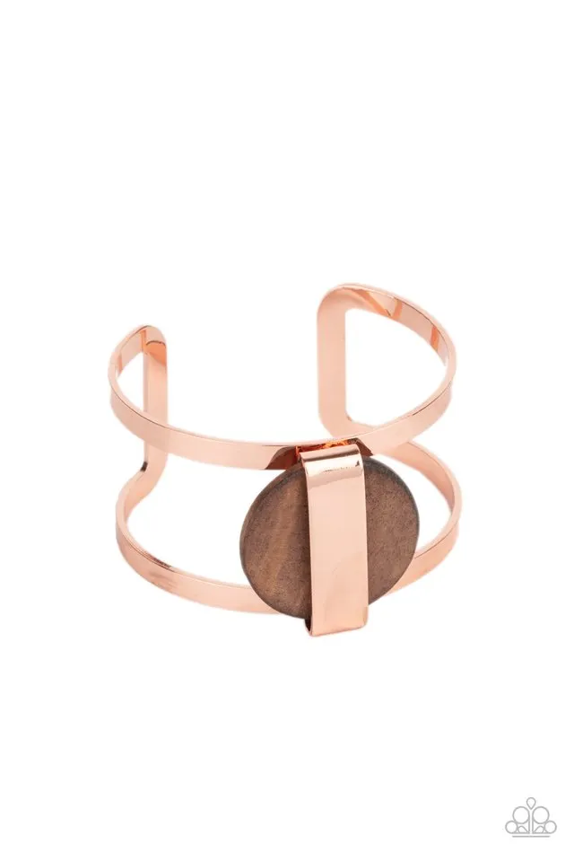 Paparazzi Bracelet ~ Organic Fusion - Copper