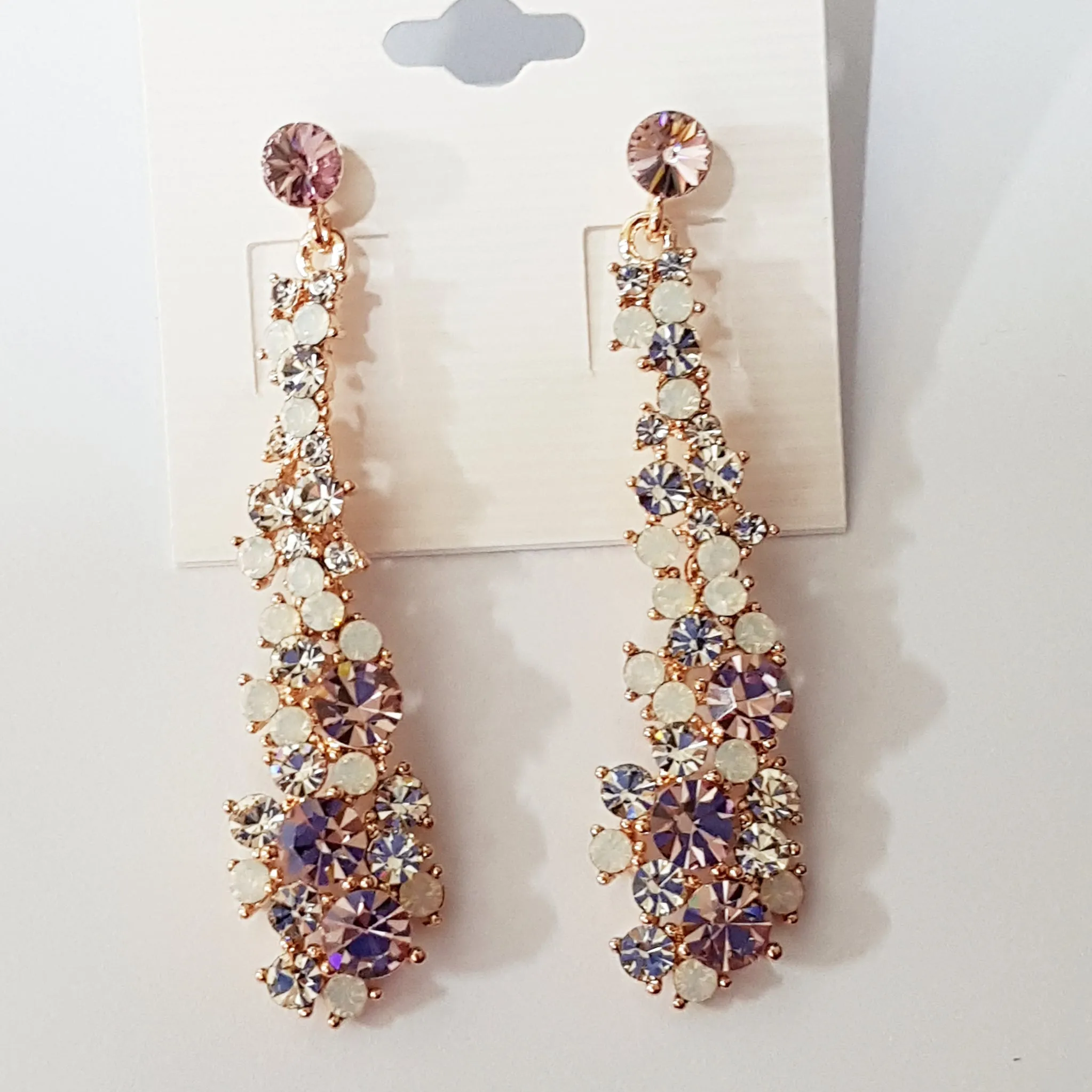 Pave Bridal Earrings