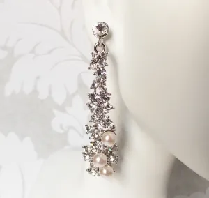 Pave Bridal Earrings
