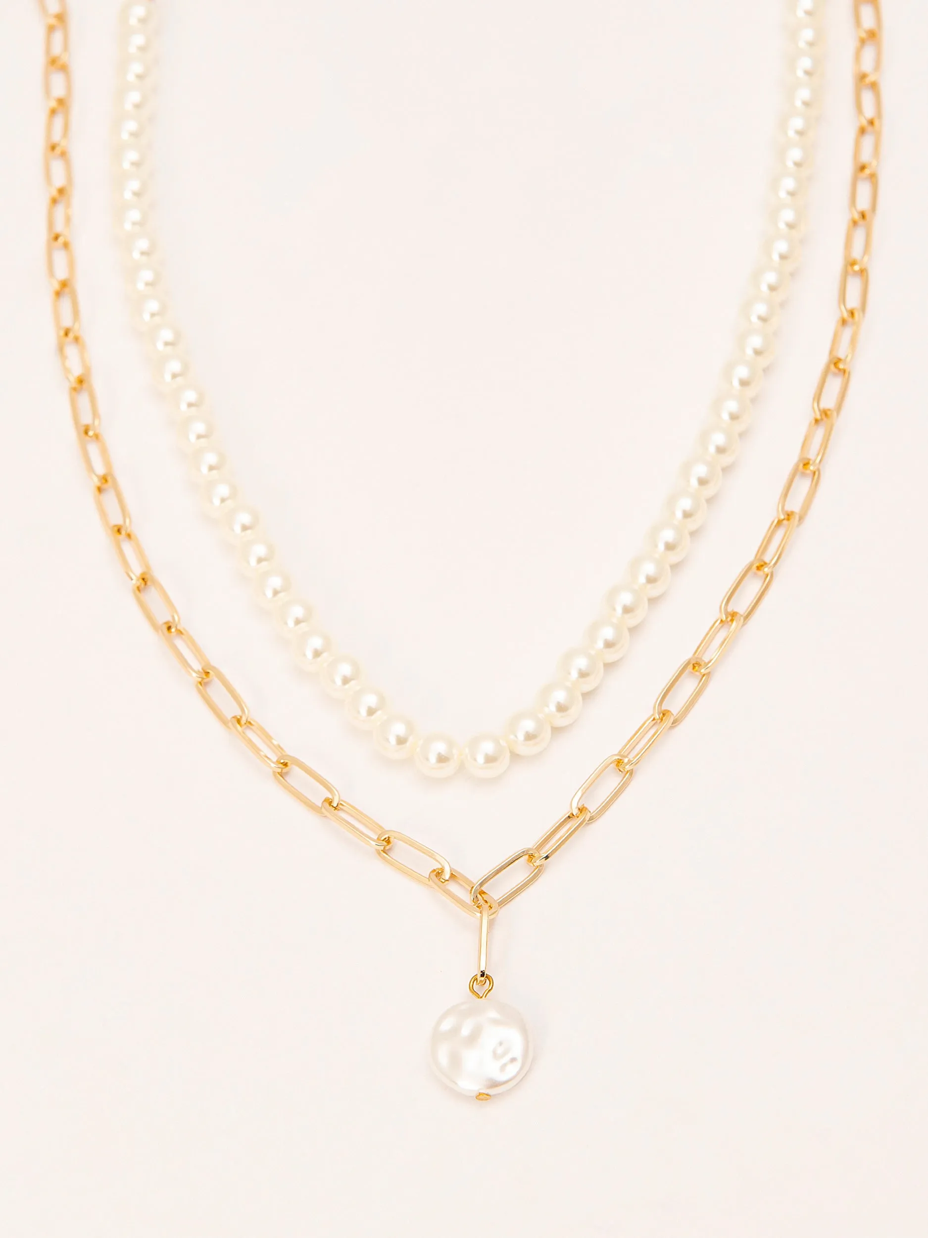 Pearl Layered Necklace