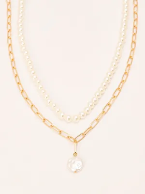 Pearl Layered Necklace